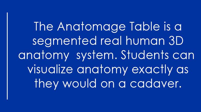 Anatomage Table Info